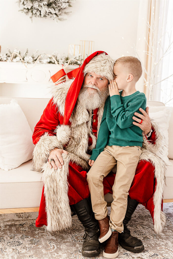 Kids Christmas photo shoot, Mini holiday portraits, JCrane Photography, Raleigh holiday mini sessions, Raleigh Santa mini sessions
