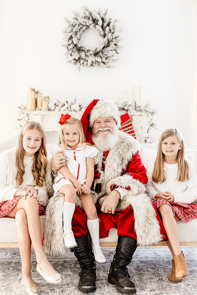North Carolina holiday portraits, Professional Santa pictures, JCrane Photography, Raleigh holiday mini sessions, Raleigh Santa mini sessions