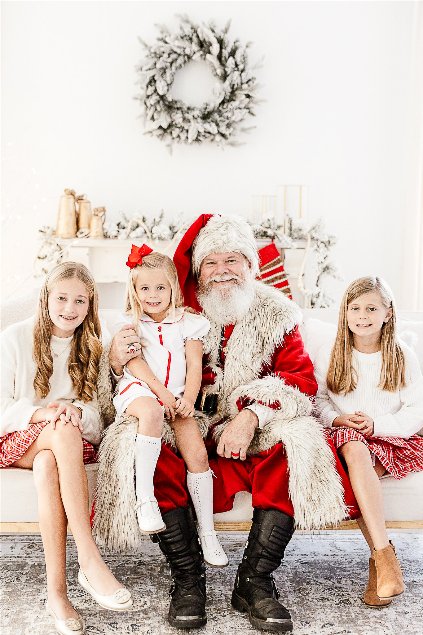 North Carolina holiday portraits, Professional Santa pictures, JCrane Photography, Raleigh holiday mini sessions, Raleigh Santa mini sessions